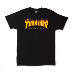 Thrasher YTH Flame Logo T-Shirt